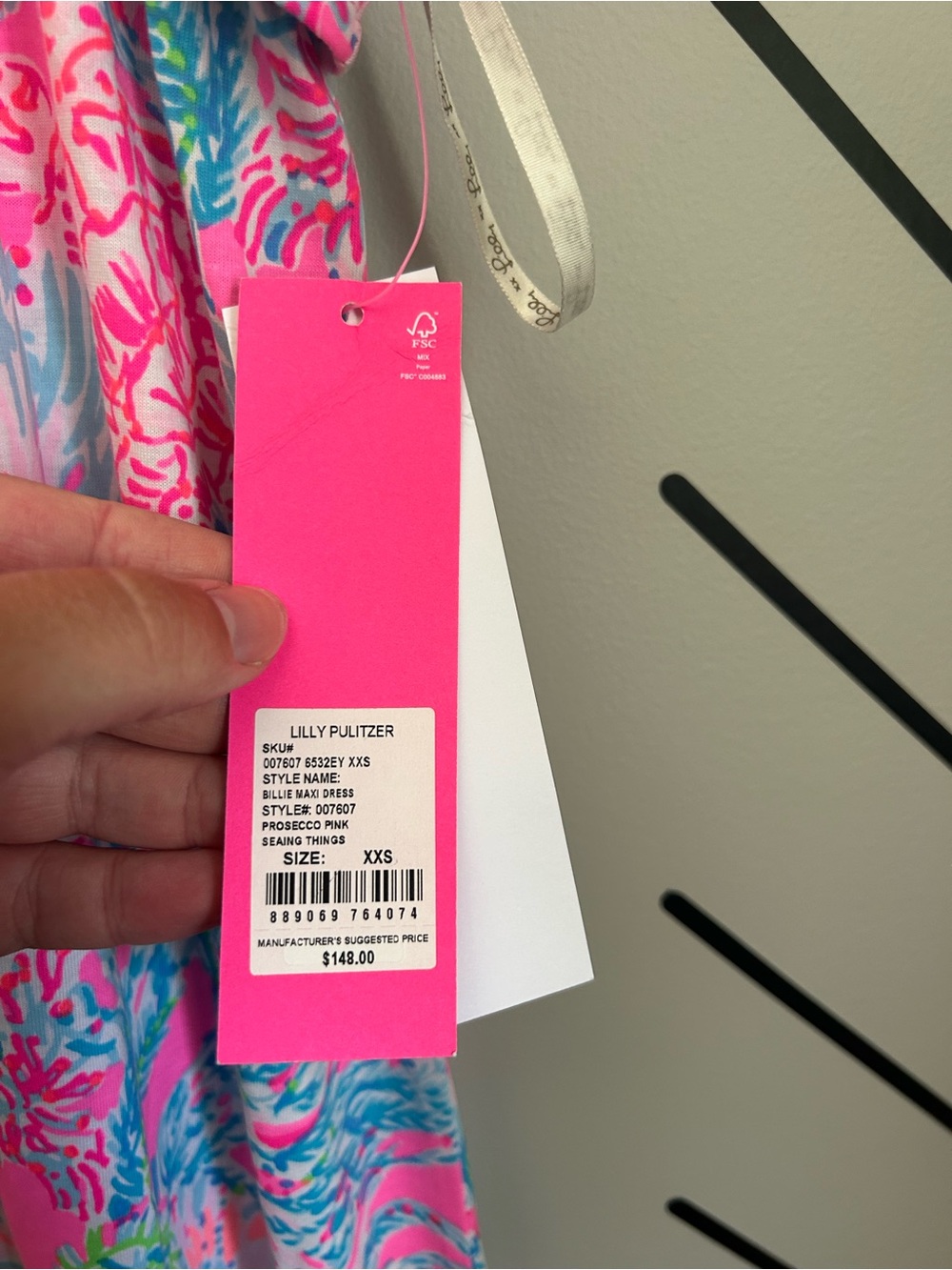 NWT Lilly Pulitzer Billie maxi dress halter neck line - Picture 5 of 7